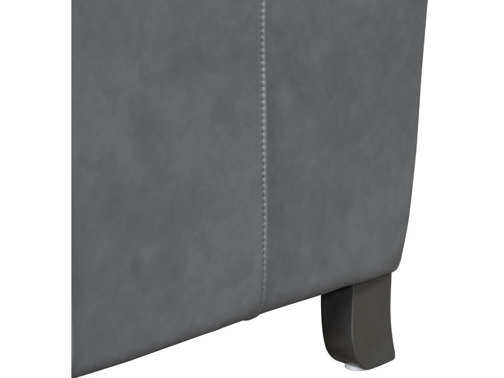 Echo Grey Manual Pushback Recliner - image 2