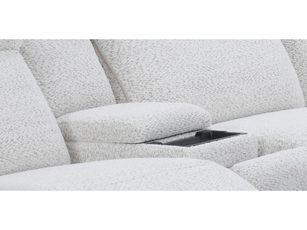 Fluffy River Rock 6Pc Zero Gravity Modular Power Reclining Sectional - image 2