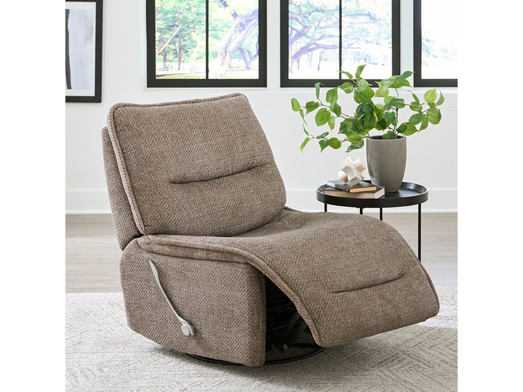 Wheat Manual Armless Glider Recliner - image 1