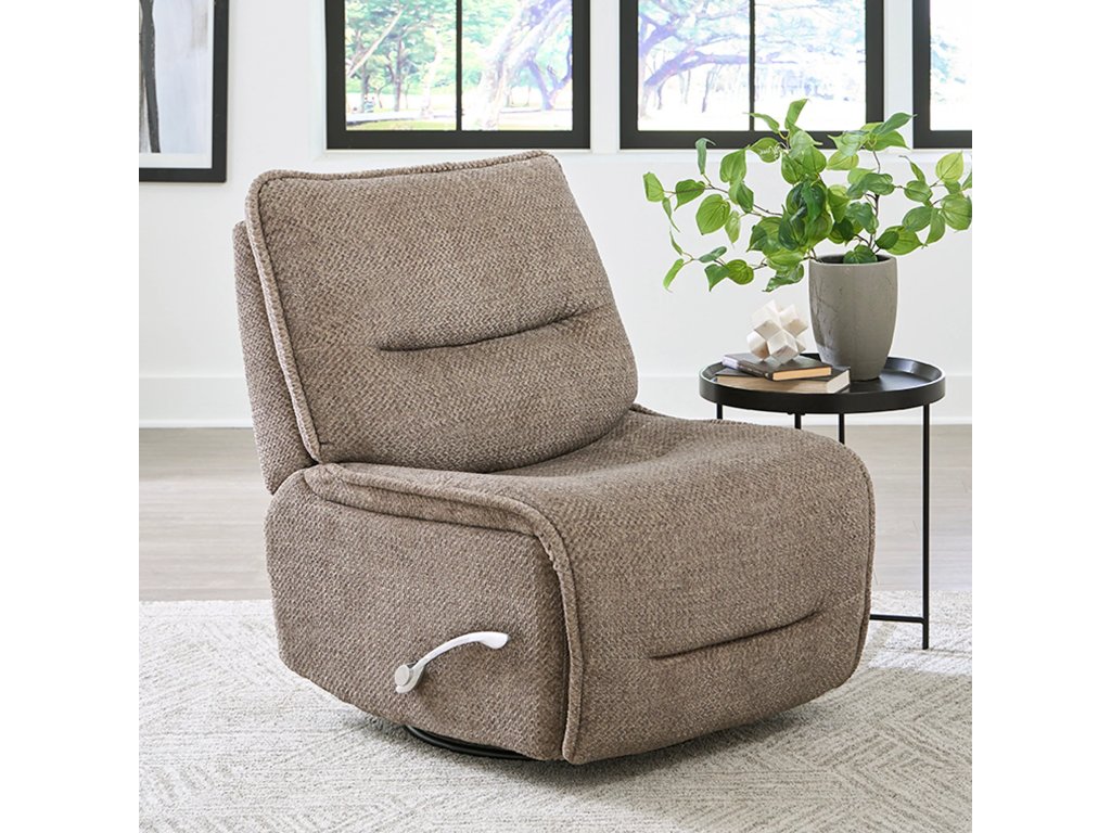 Wheat Manual Armless Glider Recliner - main image