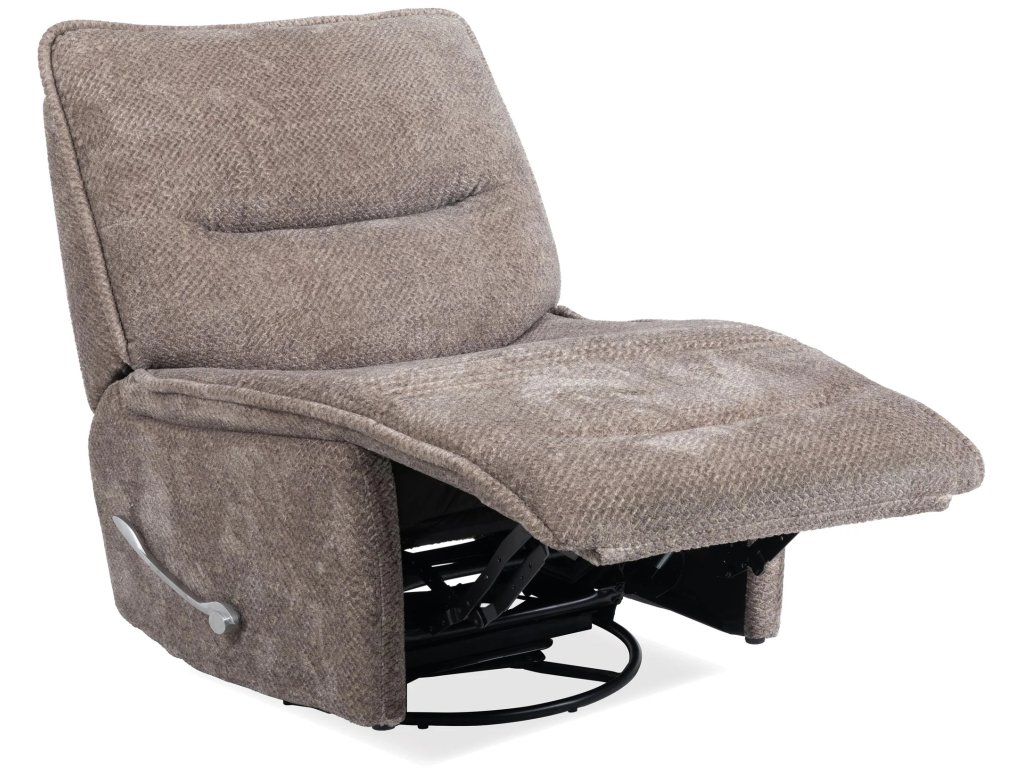 Wheat Manual Armless Glider Recliner - image 2