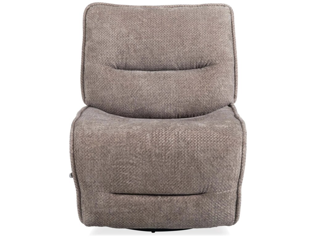 Wheat Manual Armless Glider Recliner - image 3