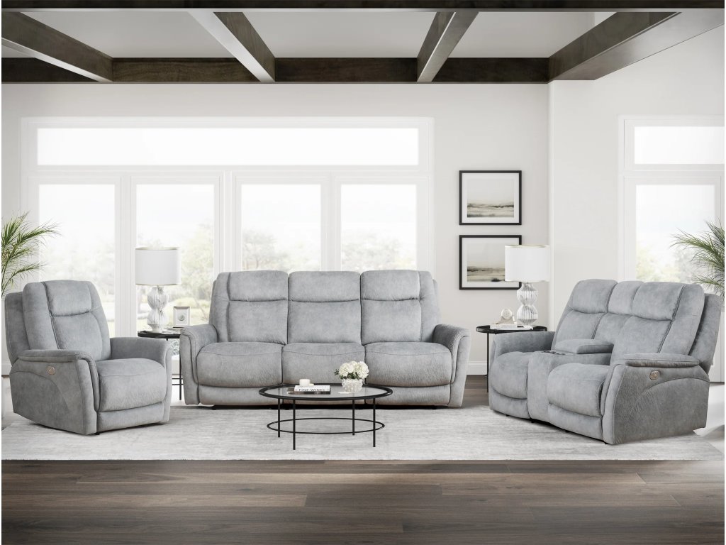 Hudson Grey Power Reclining Collection - main image