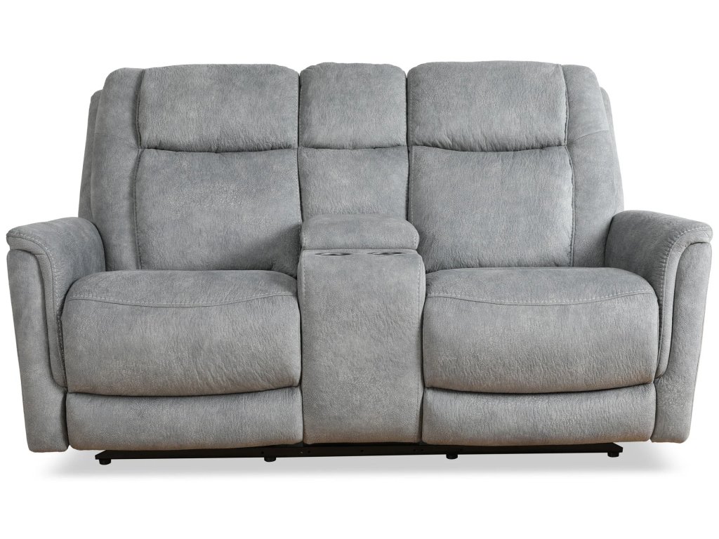 Hudson Grey Power Zero Gravity Console Loveseat - image 2