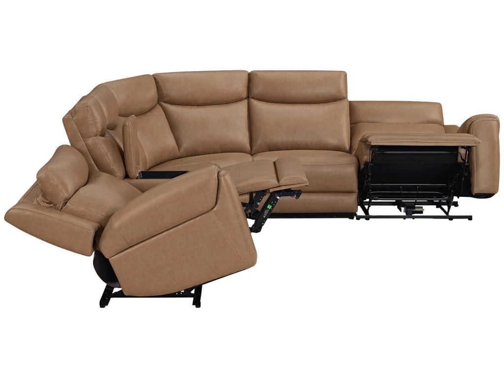 Cashew 6Pc Power Zero Gravity Modular With Heat, Massage And Speaker - image 14