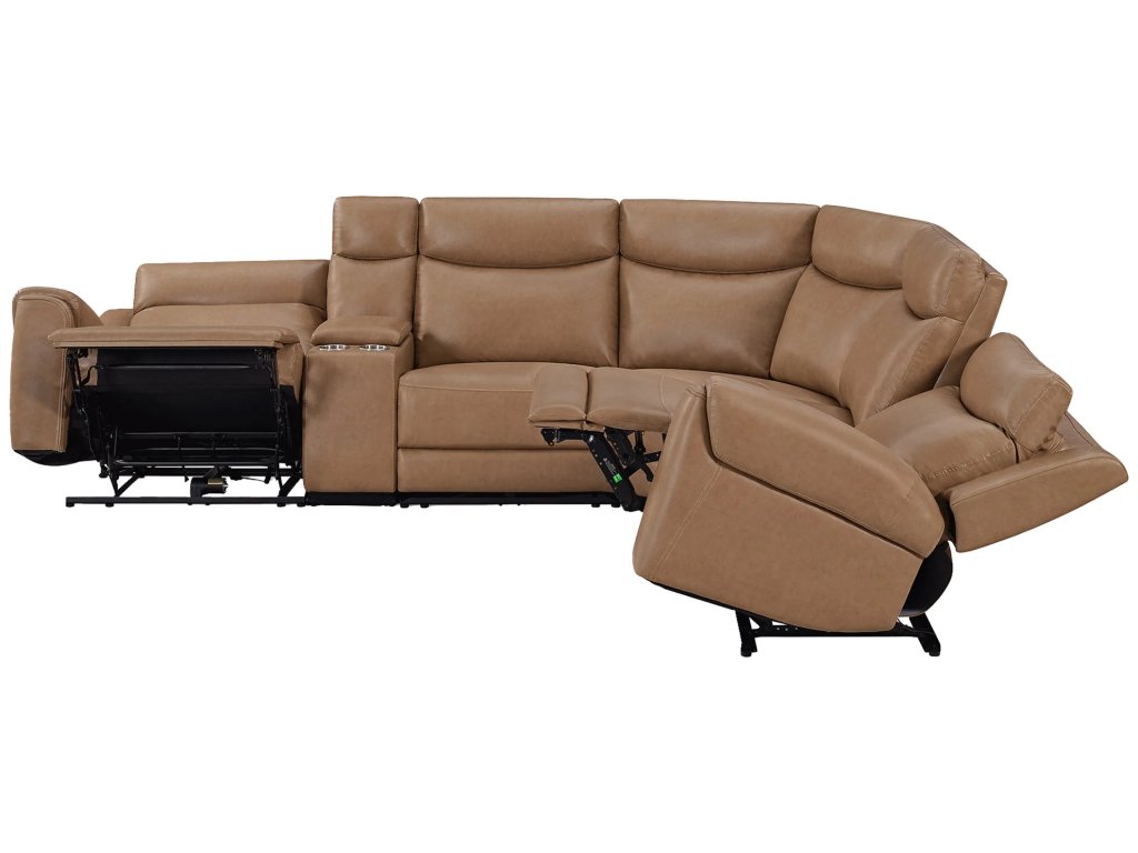 Cashew 6Pc Power Zero Gravity Modular With Heat, Massage And Speaker - image 15