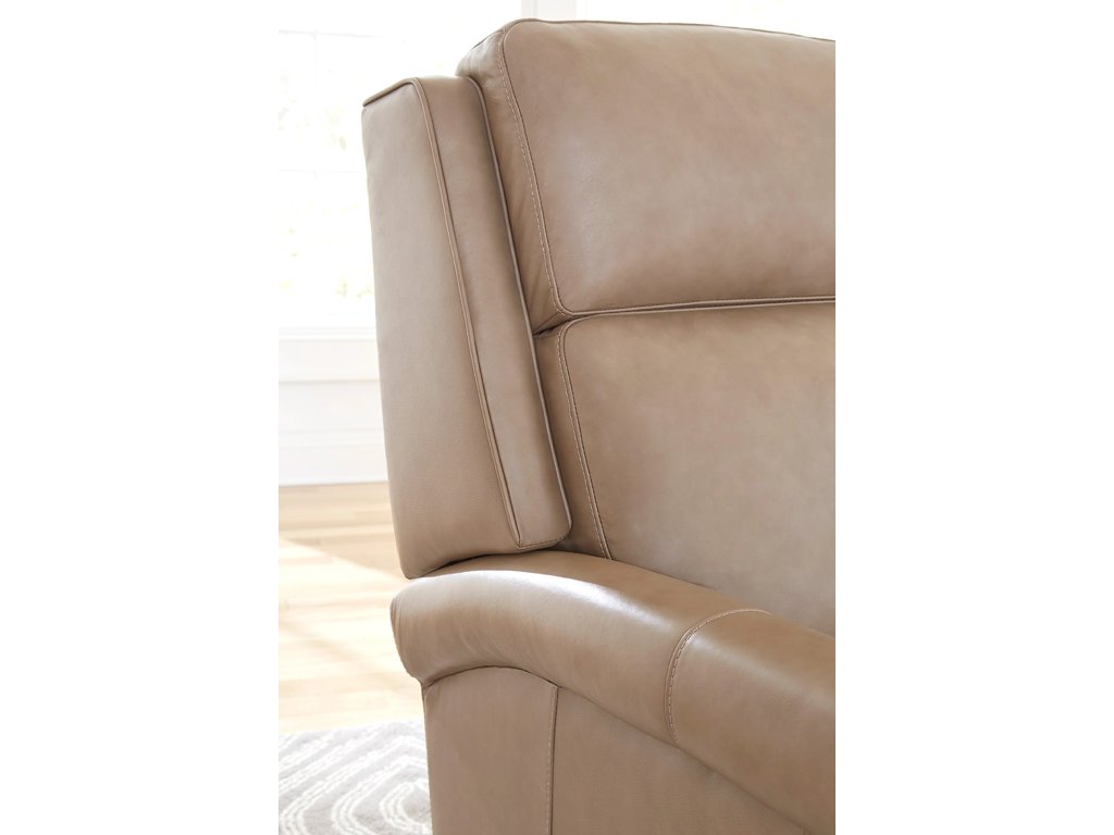 Lotus Cream Manual Pushback Recliner - image 3