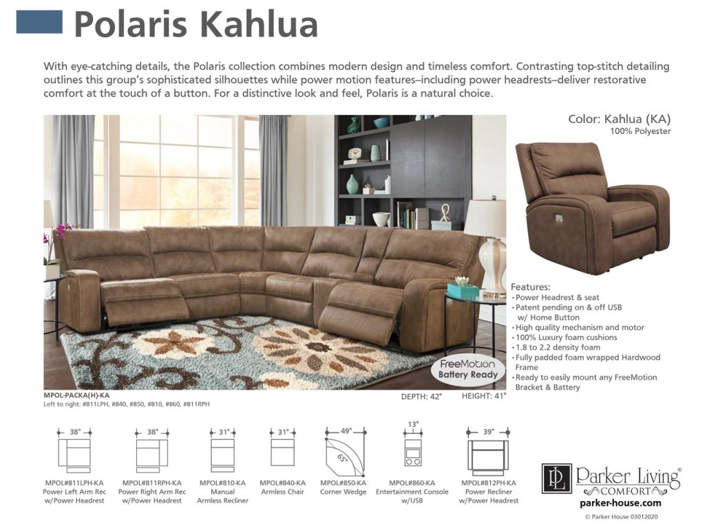 Kahlua 6Pc Package A (811Lph, 810, 850, 840, 860, 811Rph) - image 2