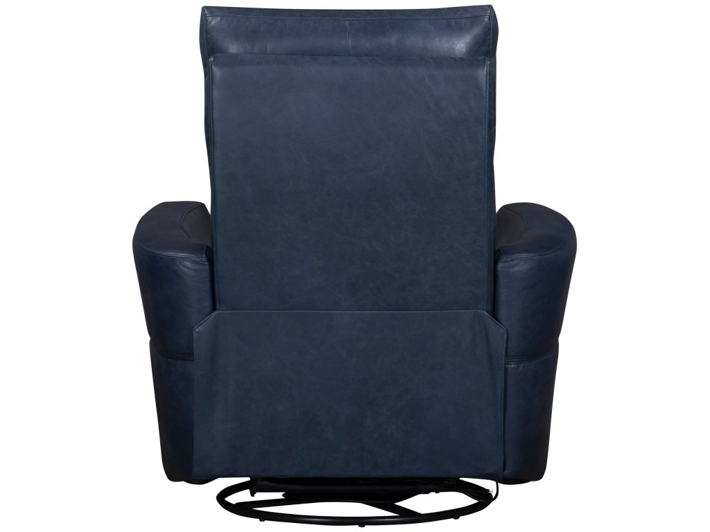 Vintage Navy Power Swivel Glider Recliner - image 1