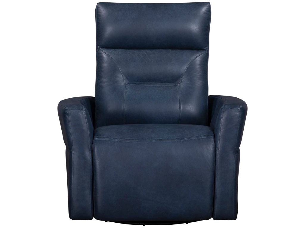 Vintage Navy Power Swivel Glider Recliner - image 2