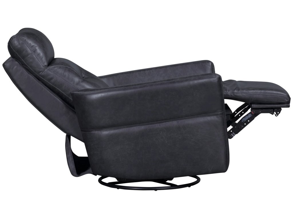 Vintage Slate Power Swivel Glider Recliner - image 3