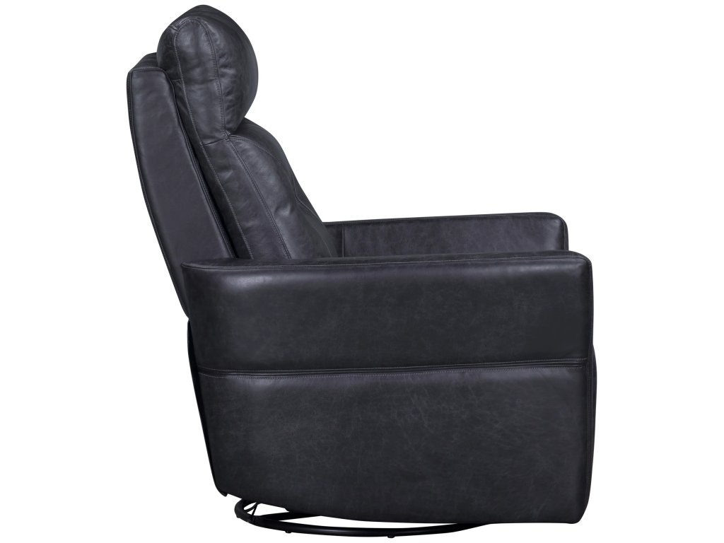 Vintage Slate Power Swivel Glider Recliner - image 4