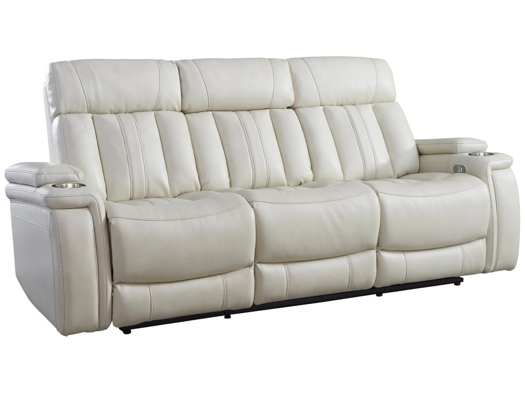 Fantom Ivory Power Drop Down Console Sofa - image 3