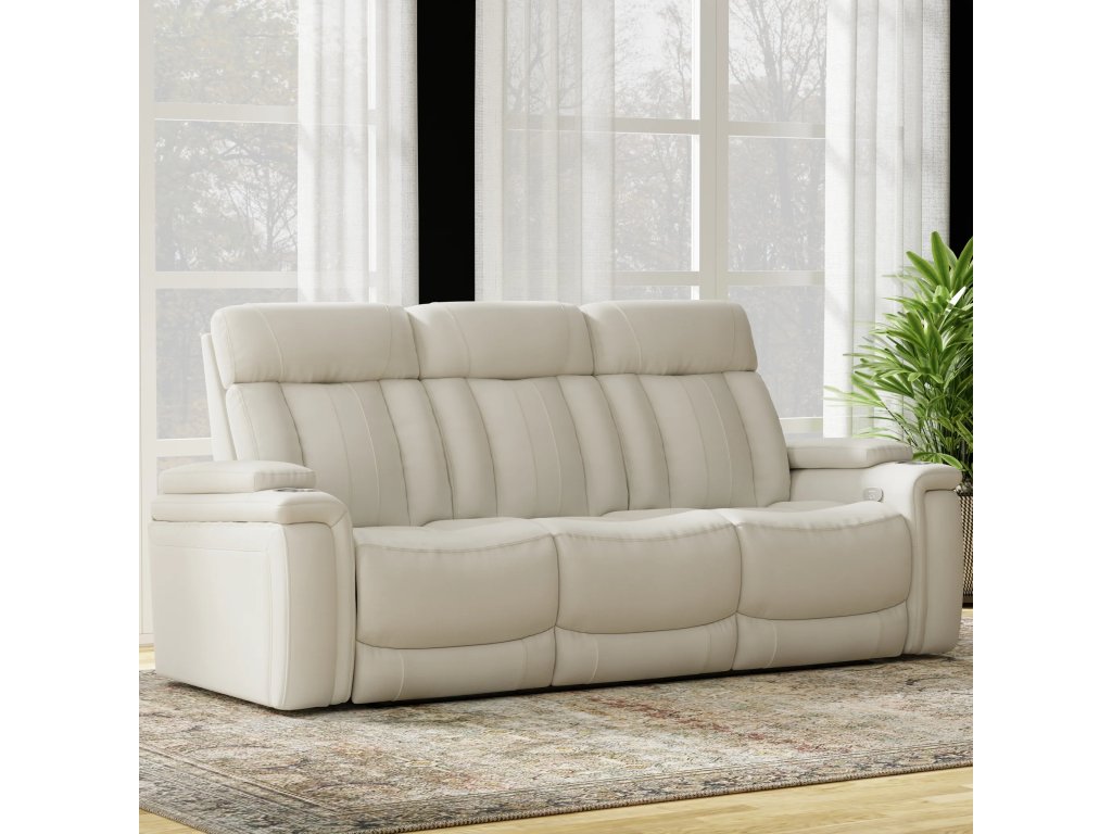 Fantom Ivory Power Drop Down Console Sofa - image 6