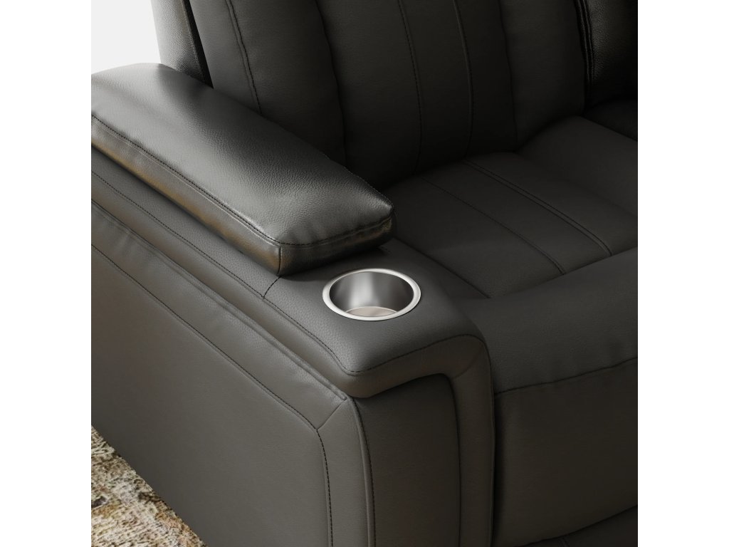 Midnight Power Drop Down Console Sofa - image 7