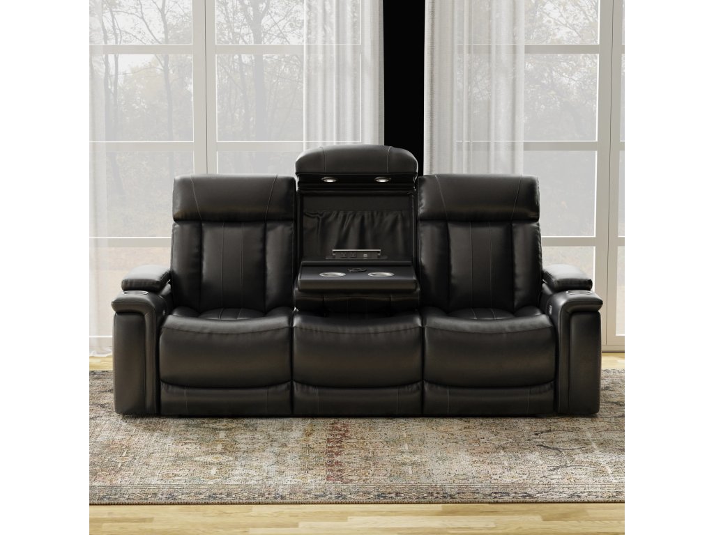 Midnight Power Drop Down Console Sofa - image 2