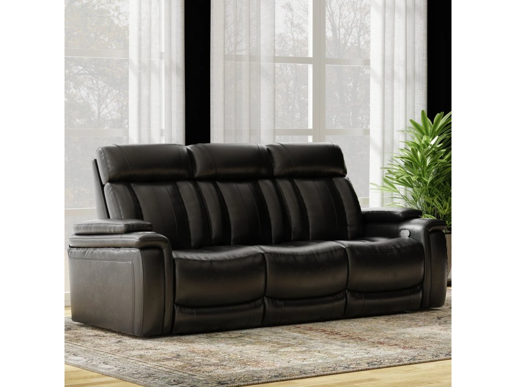 Midnight Power Drop Down Console Sofa - image 1