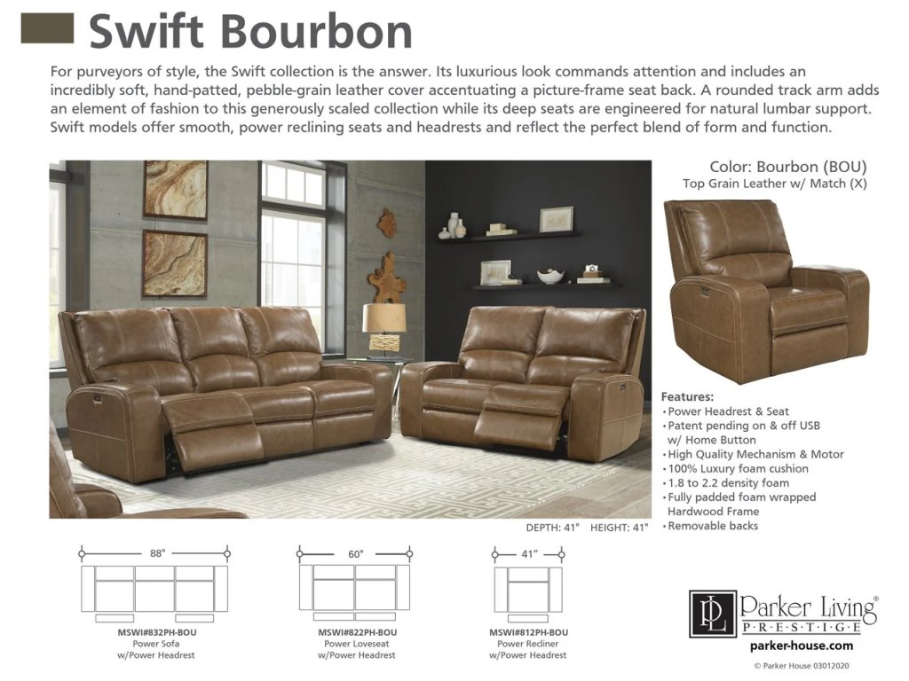 Bourbon Power Sofa Group - image 3