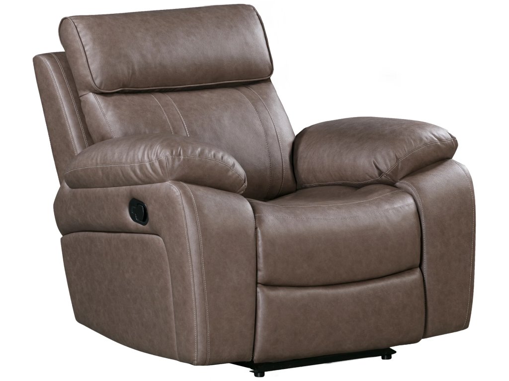 Theon Stokes Toffee Manual Glider Recliner - image 1