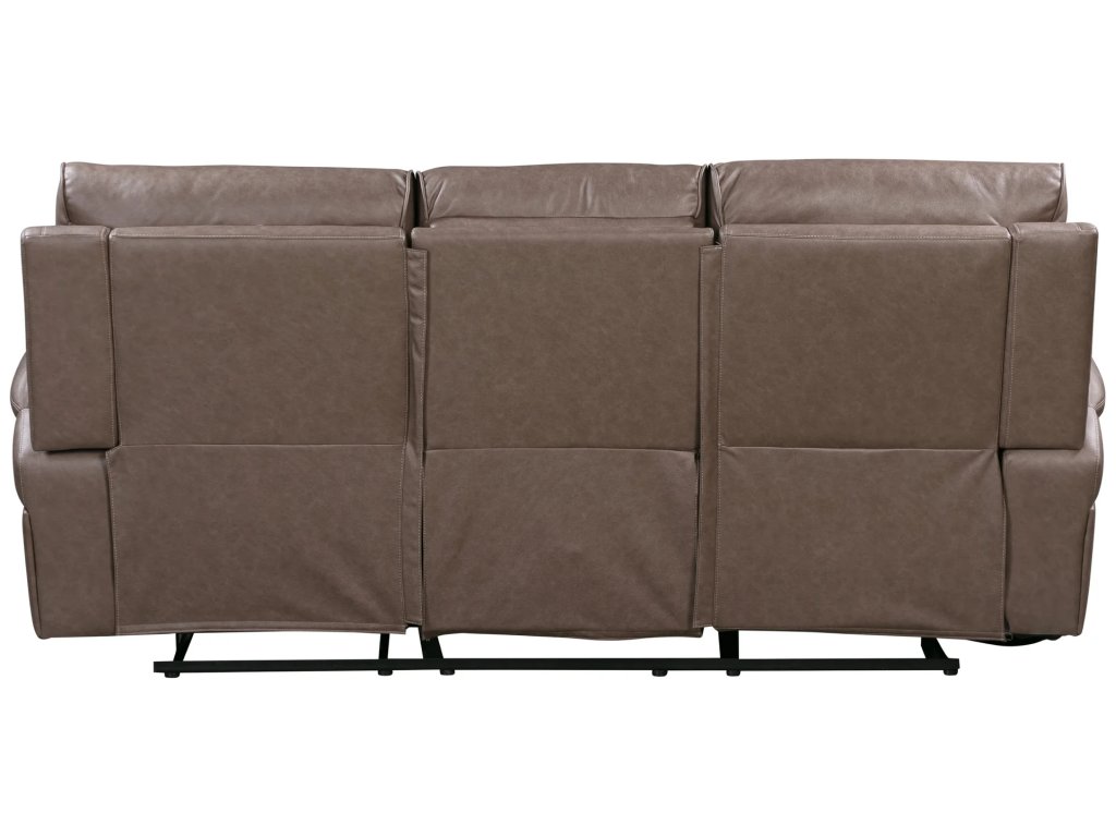 Theon Stokes Toffee Manual Sofa With Drop Down Table - image 9