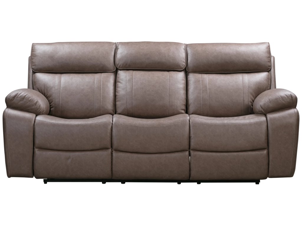 Theon Stokes Toffee Manual Sofa With Drop Down Table - image 3