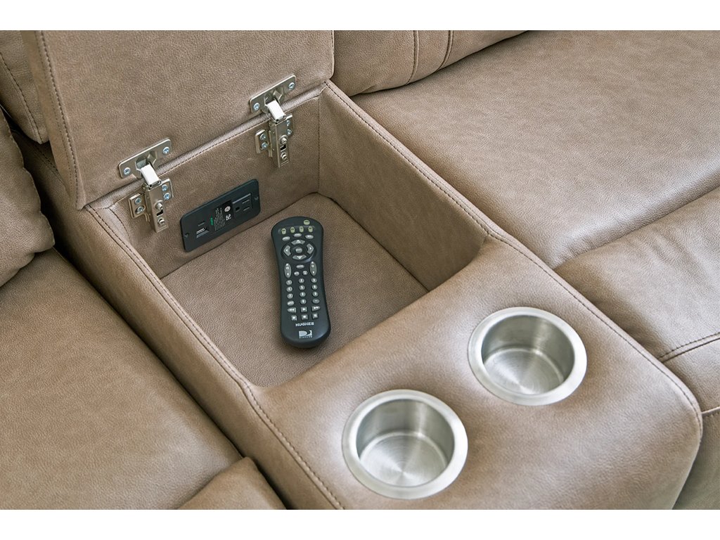 Theon Stokes Toffee 6Pc Package A Modular Reclining Sectional - image 3