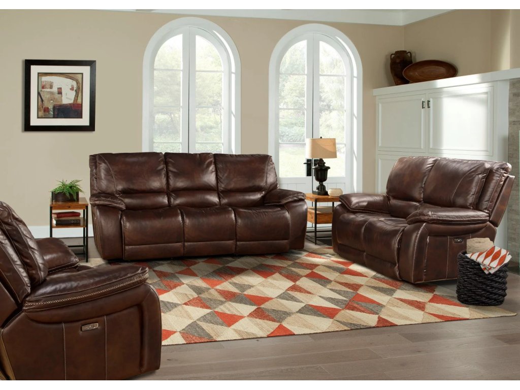 Vail Burnt Sienna Power Sofa Group - image 1