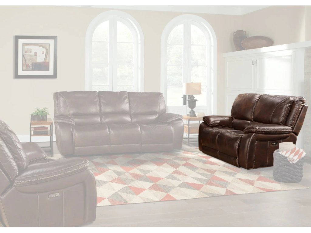 Vail Burnt Sienna Power Loveseat - image 5