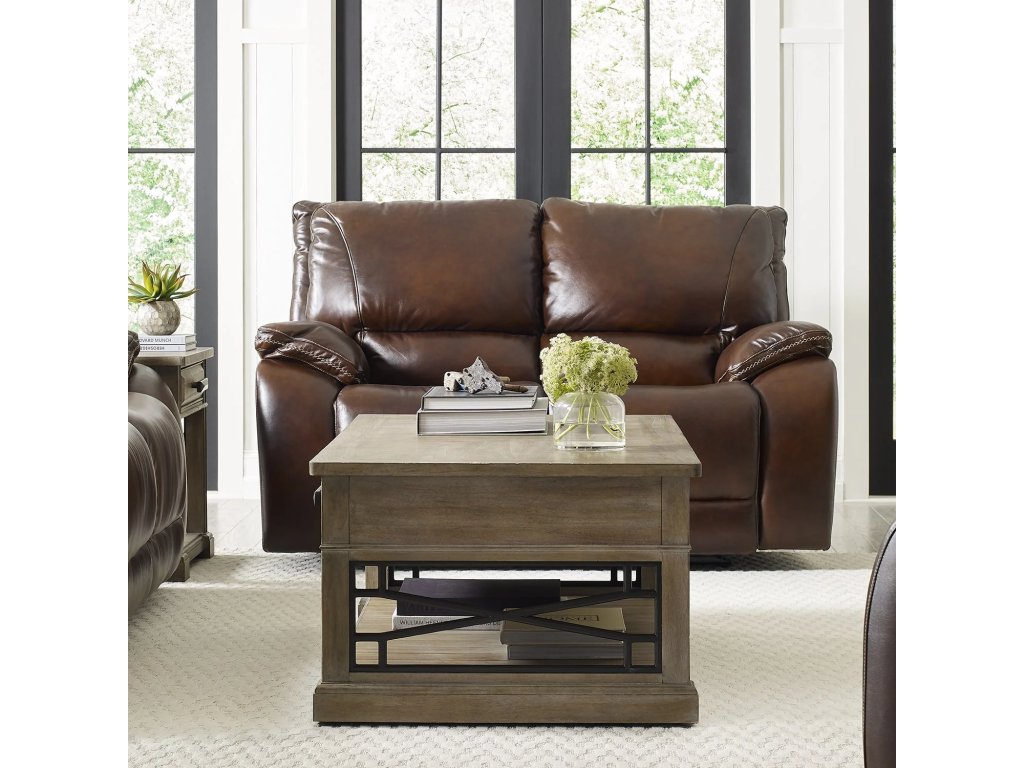Vail Burnt Sienna Power Loveseat - image 1