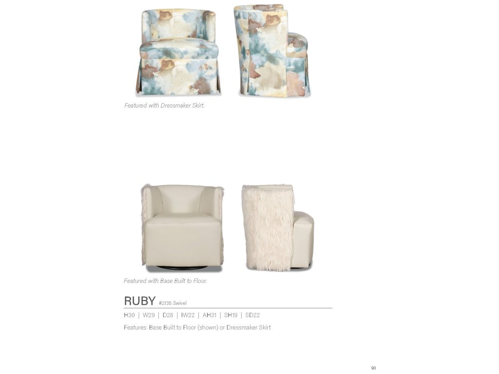 Ruby Swivel Chairs - image 4
