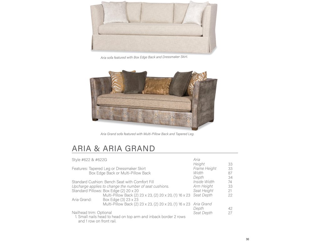 Aria Sofas - image 4
