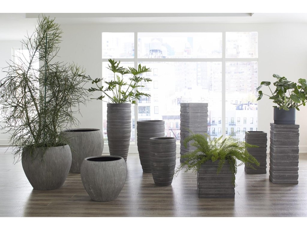 Filament Planter, Raw Gray, LG - image 1