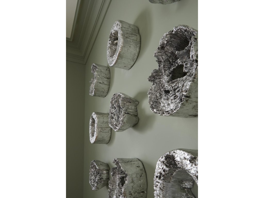 Cast Eroded Wood Circle Wall Tile - image 6