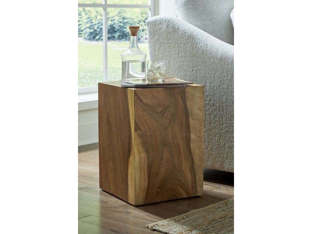 Prism Pedestal, Small, Natural - image 5