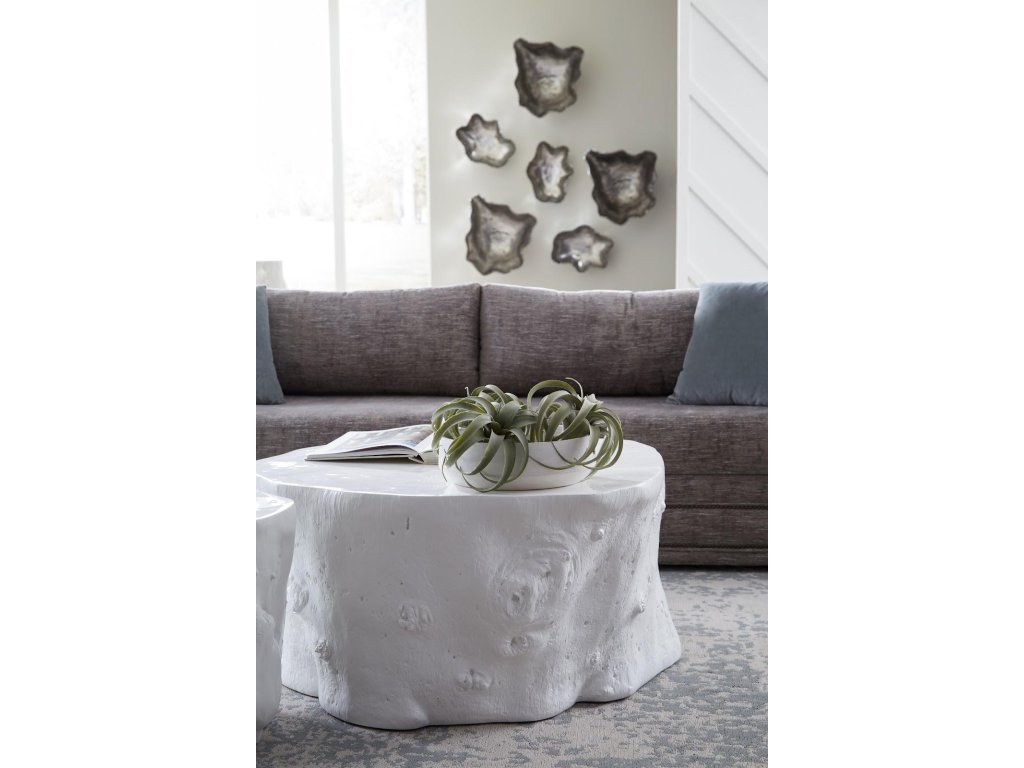 Log Coffee Table, Gel Coat White - image 5
