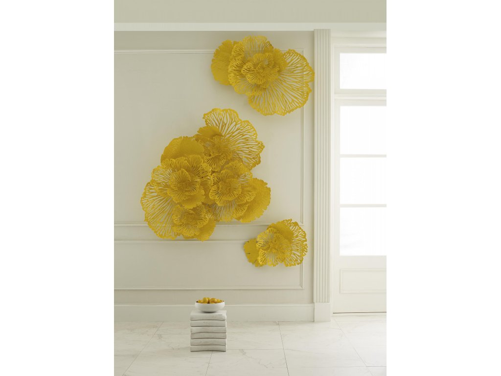 Flower Wall Art, Small, Dandelion, Metal - image 9