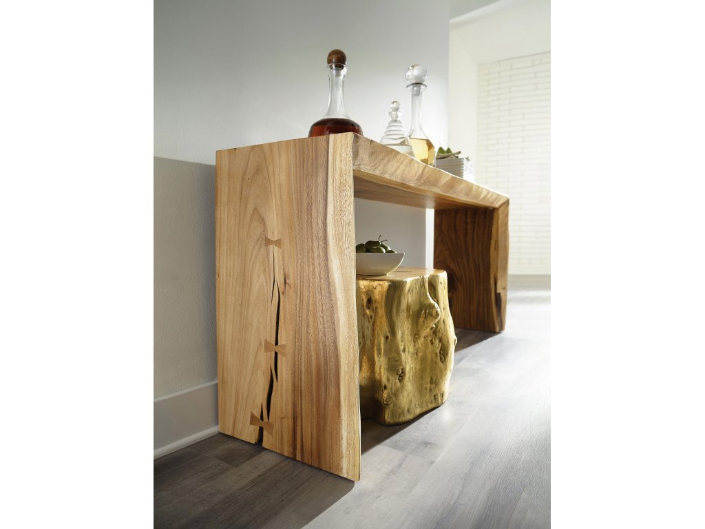 Waterfall Console Table, Natural - image 5