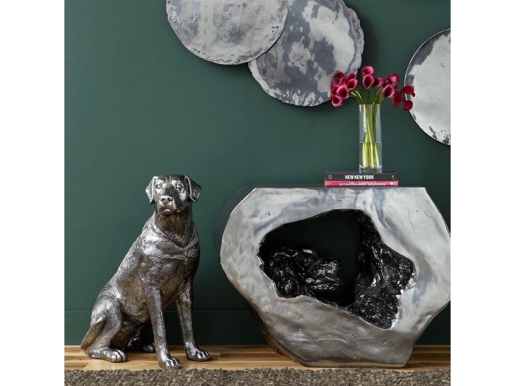 Labrador, Sitting, Liquid Silver - image 5