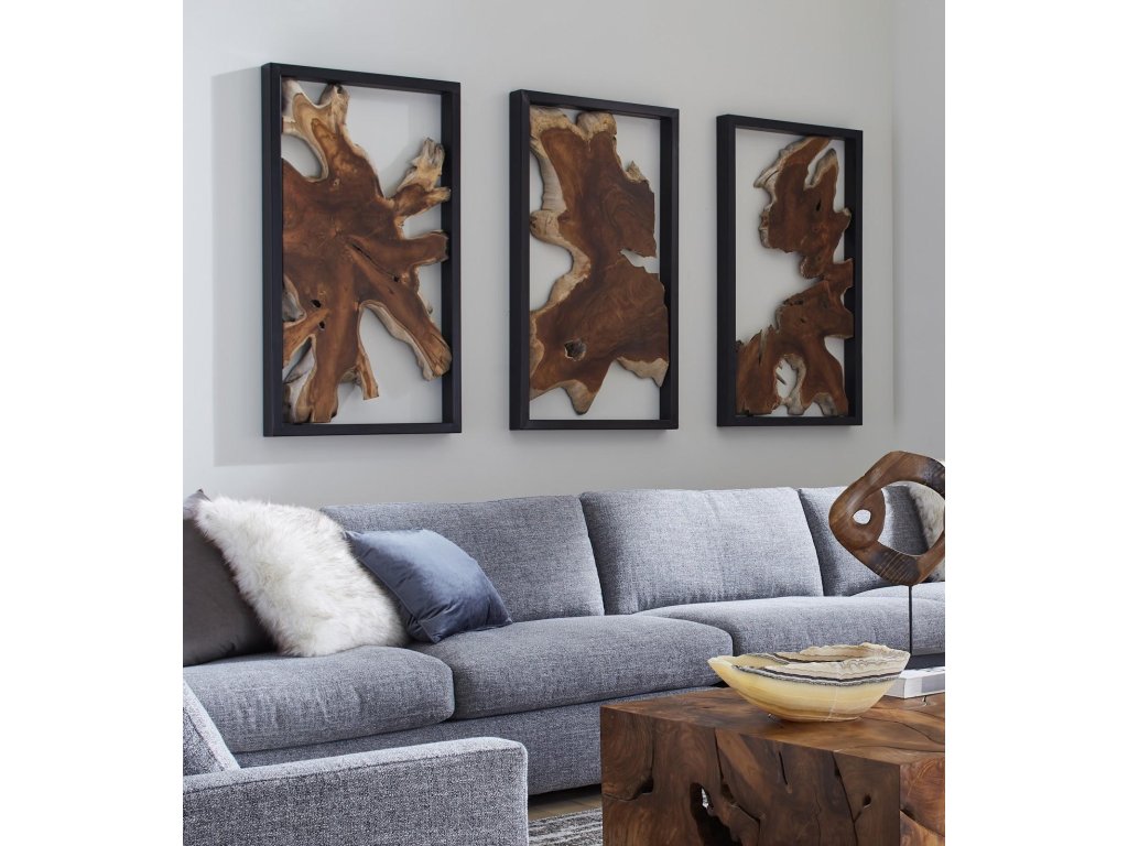 Framed Root Wall Art, Rectangle, Black - image 5