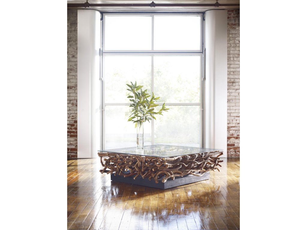 Vine Coffee Table, with Glass - image 4