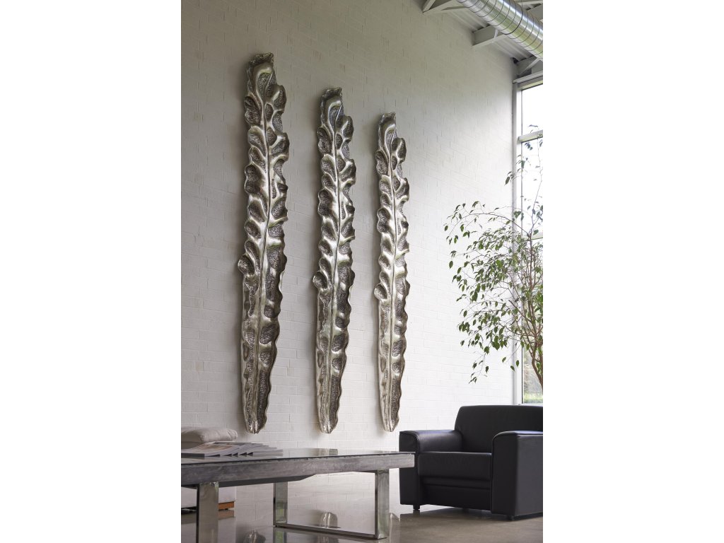 Petiole Wall Leaf, Silver, Colossal, Version B - image 4