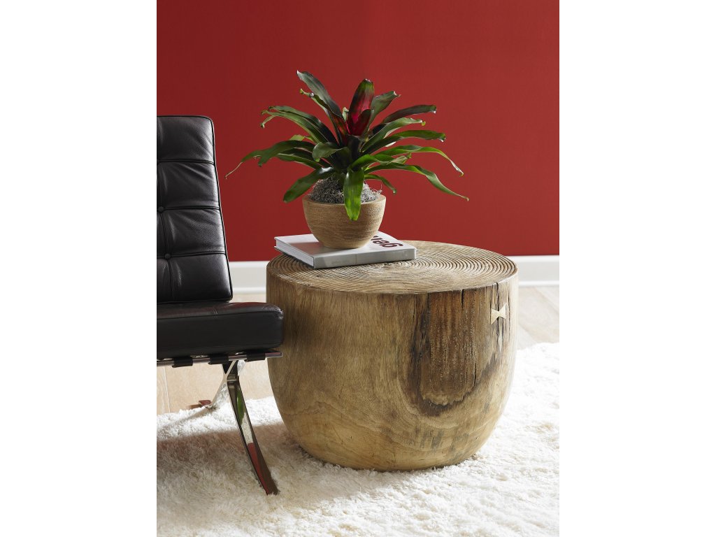 Lathe Side Table, Chamcha Wood - image 5