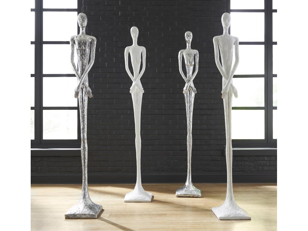 Lottie Sculpture, Resin, Silver Leaf - image 5