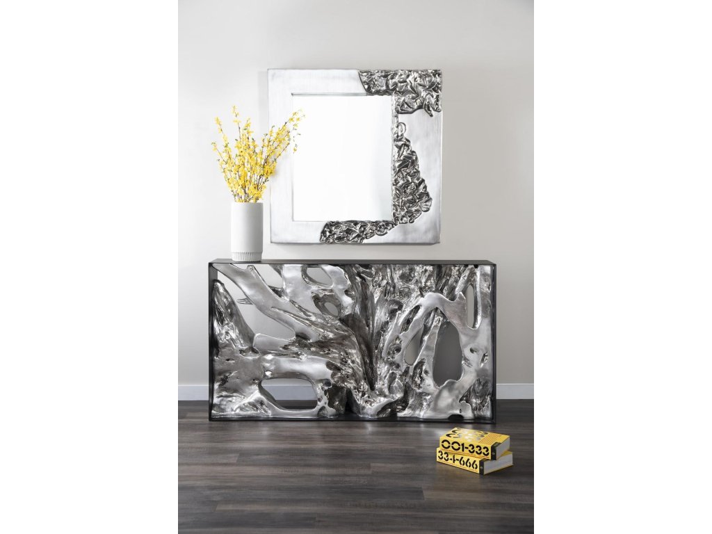 Mercury Mirror, Square, Silver Leaf - image 4