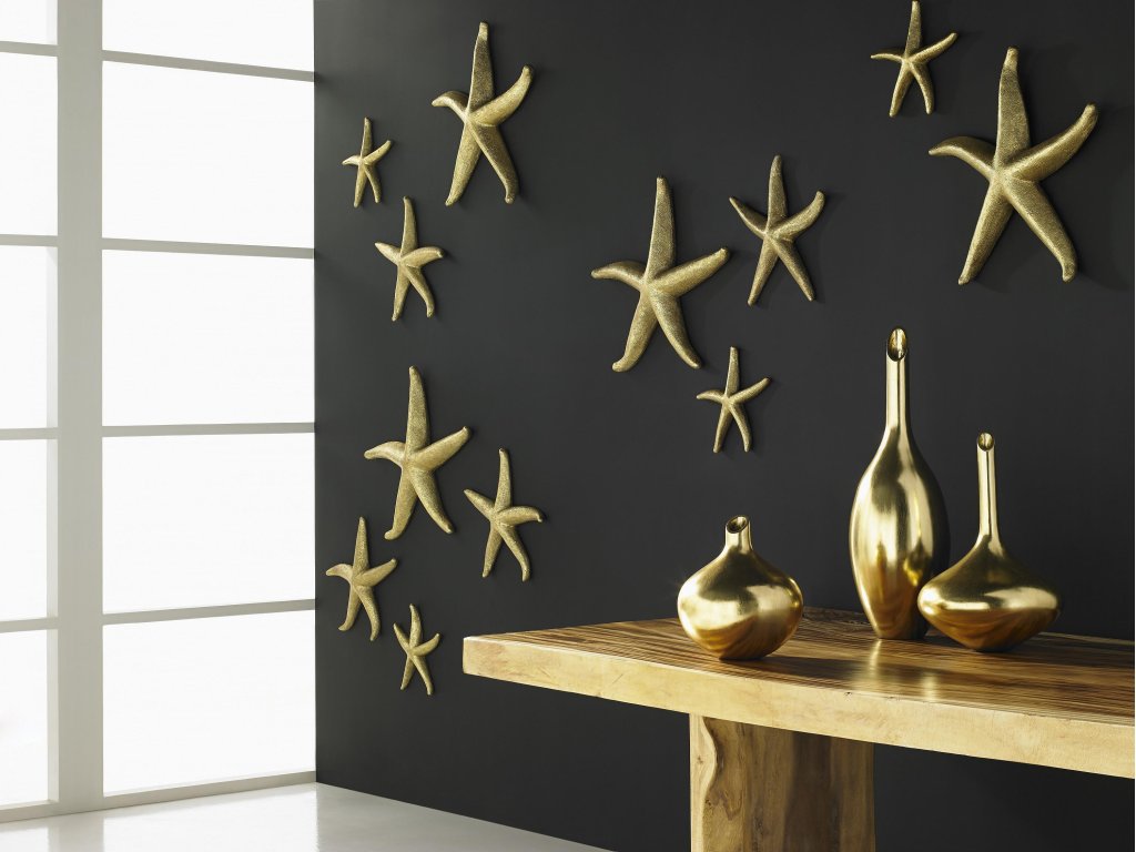 Starfish, Gold Leaf, Set of 4, SM - image 4