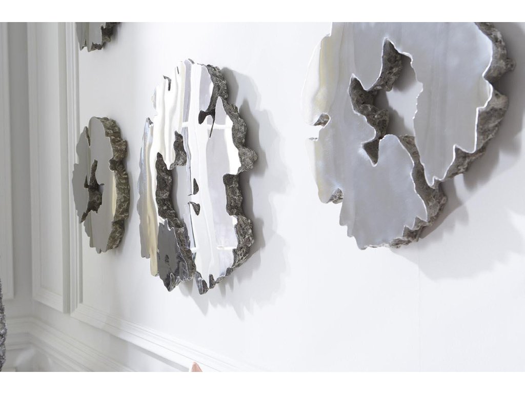 Lava Slice Wall Art, Resin, Stainless Steel, LG - image 6