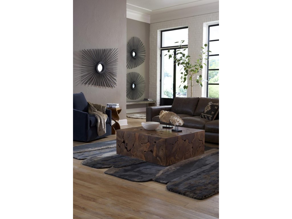 Slice Area Rug, Brown, 6x6 - image 5