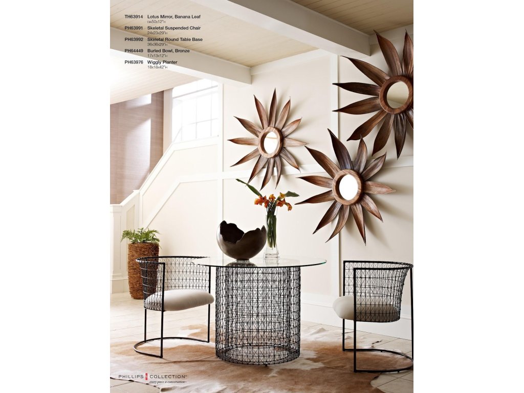 Burled Bowl, Resin, Bronze Finish - image 4