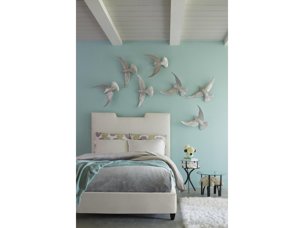 Dove Wall Art, Silver Leaf - image 5