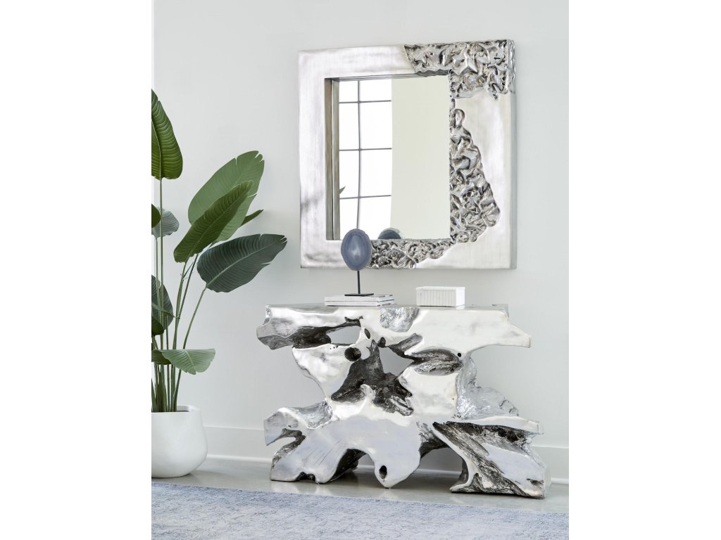Mercury Mirror, Square, Silver Leaf - image 5